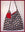 Mia Bella Fabric Tote, Market, Book Bag in Red Flowers